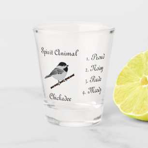Vaso De Chupito Totem Spirit Totem Carolina Chickadee Personalizad