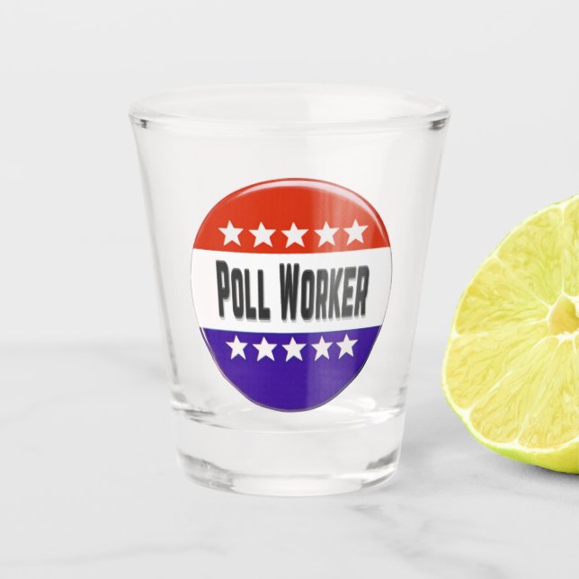 Vaso De Chupito Trabajador de sondeo (Anverso)