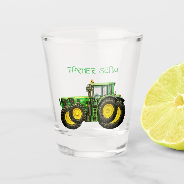 Vaso De Chupito Tractor John Deere (Anverso)