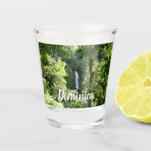 Vaso De Chupito Trafalgar cae fotografía tropical de selva tropica