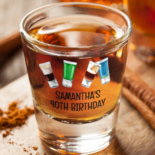 Vaso De Chupito Trago de bebida para fiesta de cumpleaños Alcohol  (Subido por el creador)