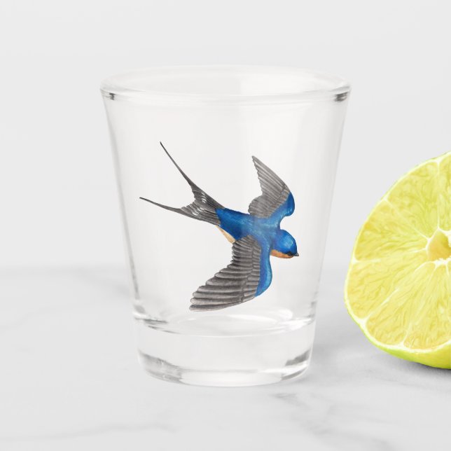 Vaso De Chupito Trago de granero del vuelo (Anverso)
