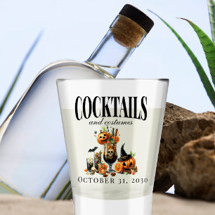 Vaso De Chupito Trajes Y Cócteles Fiesta De Halloween Para Adultos