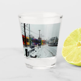 Vaso De Chupito Tranvía rayado