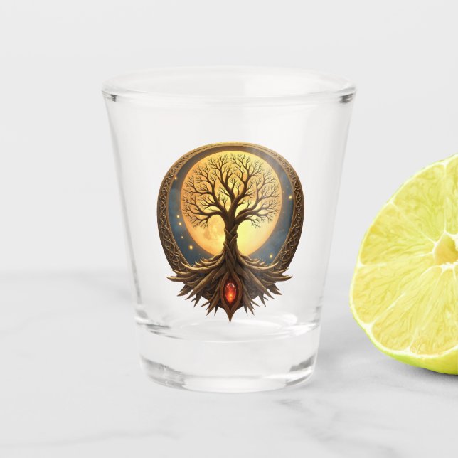 Vaso De Chupito Tree of Life – Moonlit Enlightenment (Anverso)