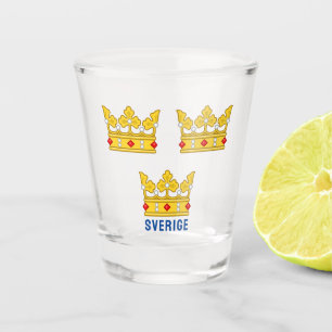 Vaso De Chupito Tres coronas de Suecia