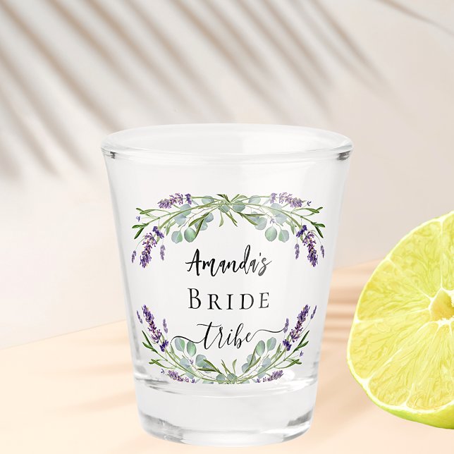 Vaso De Chupito Tribu de novia lavanda eucalipto vegetación boda (Subido por el creador)