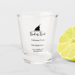 Vaso De Chupito Trick o tratar la fiesta de Halloween gorra negro 