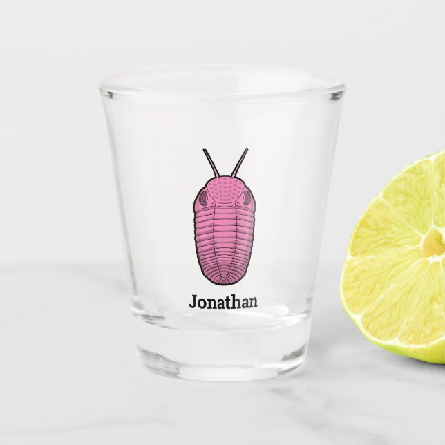 Vaso De Chupito Trilobita prehistórica (Anverso)