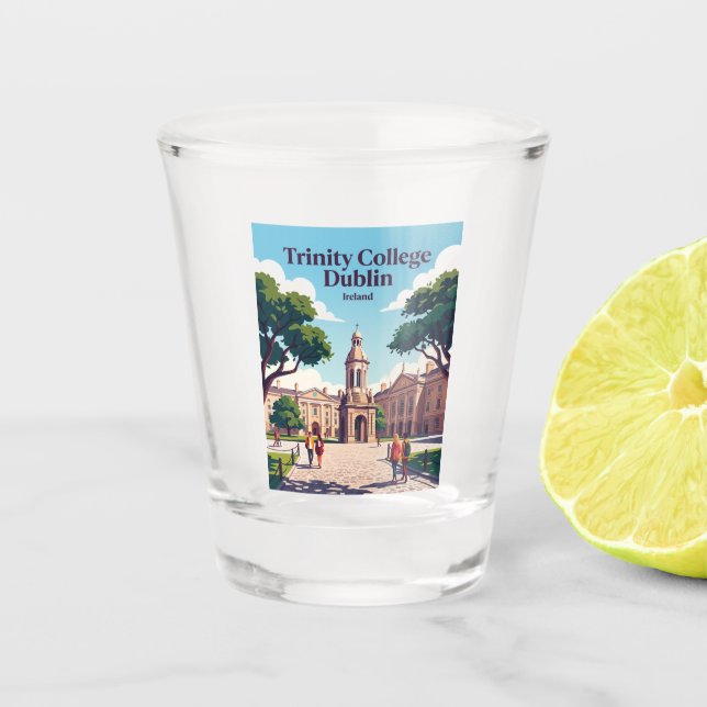 Vaso De Chupito Trinity College Dublín Irlanda (Anverso)