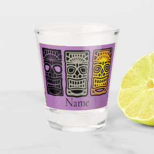 Vaso De Chupito Triple escultura tiki Thunder_Cove
