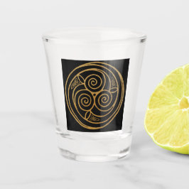 Vaso De Chupito Triple Knot Celtic Swirl Mandala