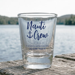 Vaso De Chupito Tripulación Nauti Ancla Fiesta de Soltera Náutica