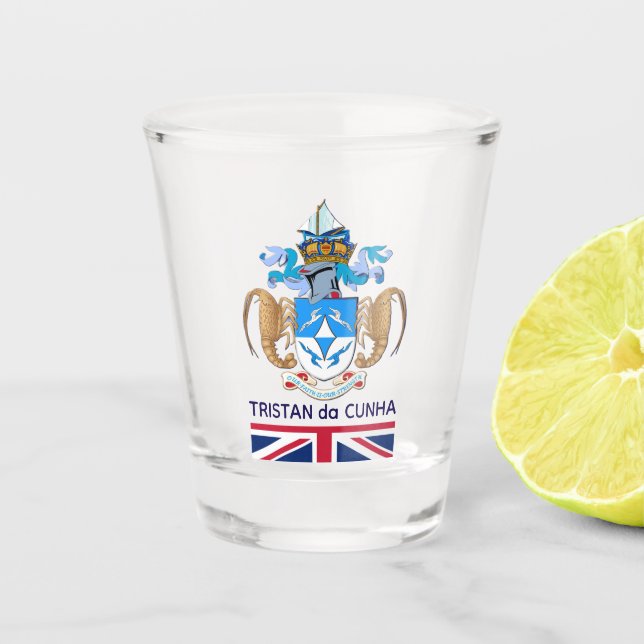 Vaso De Chupito Tristan da Cunha (Anverso)