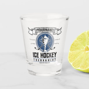 Vaso De Chupito Trofeo Personalizado de Hockey sobre Hielo para Ju