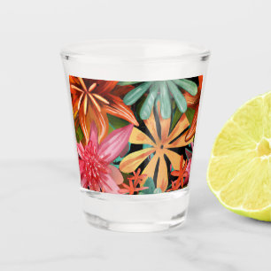 Vaso De Chupito tropical/hawaiano/floral/floral
