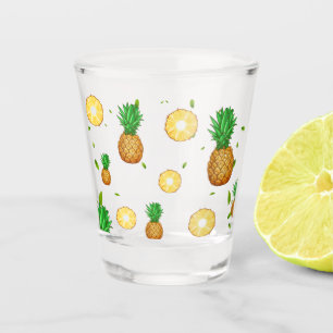 Vaso De Chupito TROPICAL SUMMER FRUIT Pineapple patrón