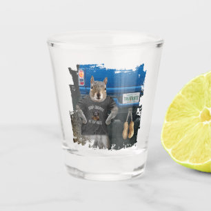 Vaso De Chupito Truk Nutz - graciosas nueces de camión de ardilla