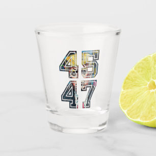 Vaso De Chupito Trump 45 47 Arte pop Presidente de Estados Uni