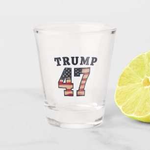 Vaso De Chupito Trump 47 Orgulloso Día de Inauguración de Estados
