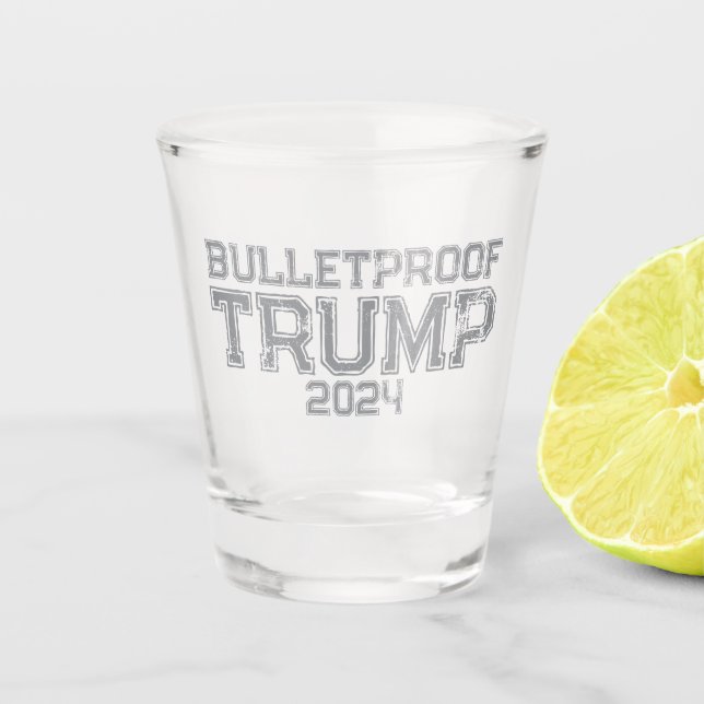 Vaso De Chupito Trump a prueba de balas 2024 (Anverso)