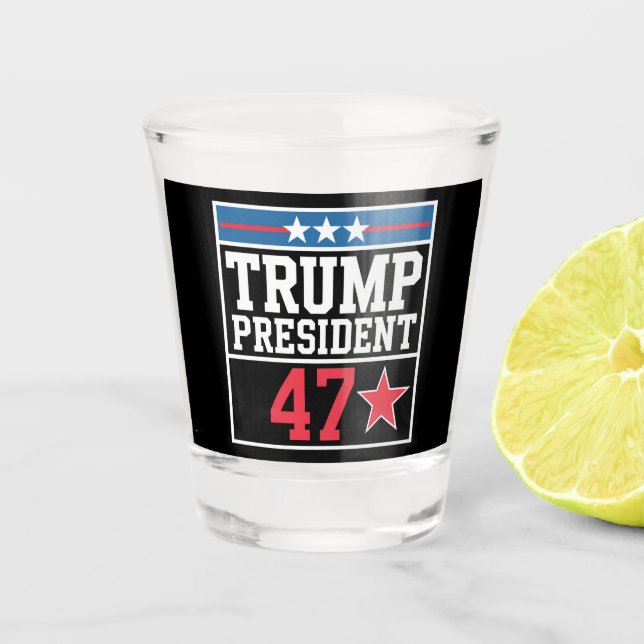 Vaso De Chupito Trump gana las elecciones de 2024 (Anverso)