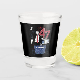 Vaso De Chupito Trump Ganó 2024 Presidente 47 América EE. UU.
