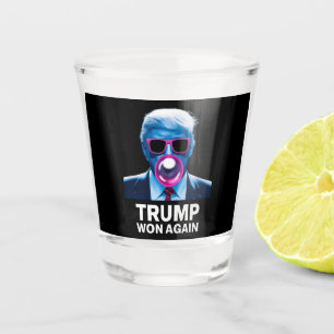Vaso De Chupito Trump Ganó de Nuevo Elección 2024 Voto Presidente