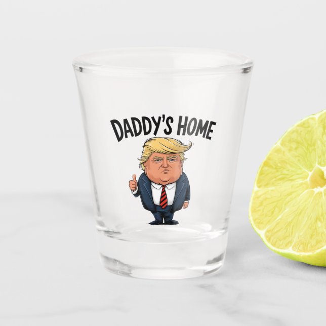 Vaso De Chupito Trump le devuelve a Estados Unidos a casa de papá (Anverso)