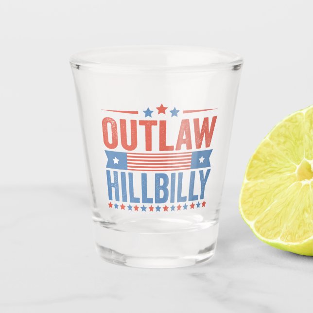 Vaso De Chupito Trump Vance 2024 Outlaw Hillbilly (Anverso)