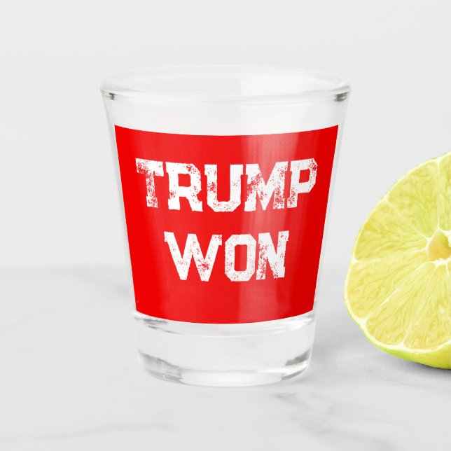 VASO DE CHUPITO TRUMP WON (Anverso)