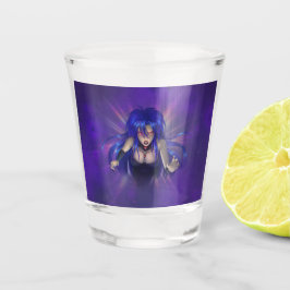 Vaso De Chupito TSDS: Arte de portada del libro Queen Irana Delphi