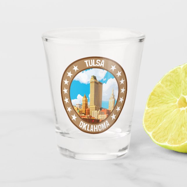Vaso De Chupito Tulsa (Anverso)