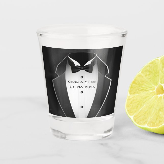 Vaso De Chupito Tuxedo (Anverso)