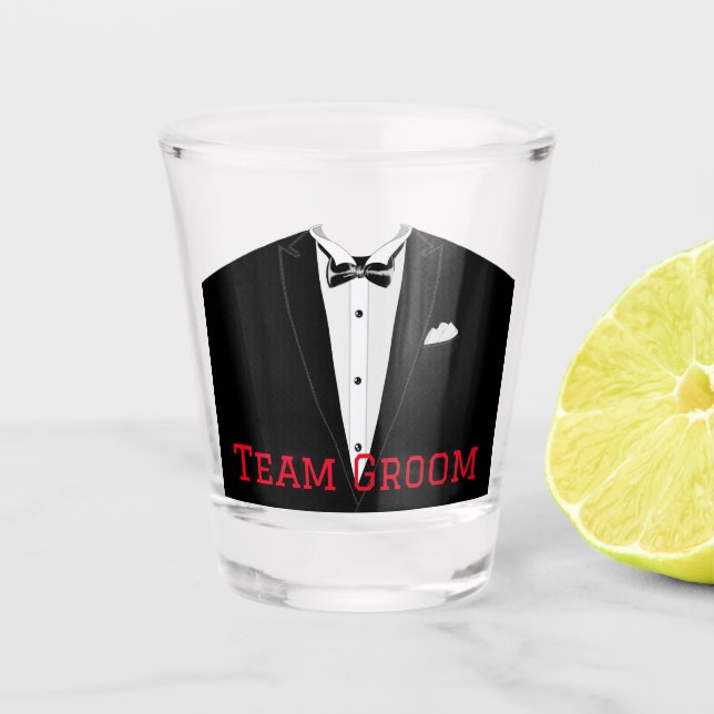 Vaso De Chupito Tuxedo (Anverso)
