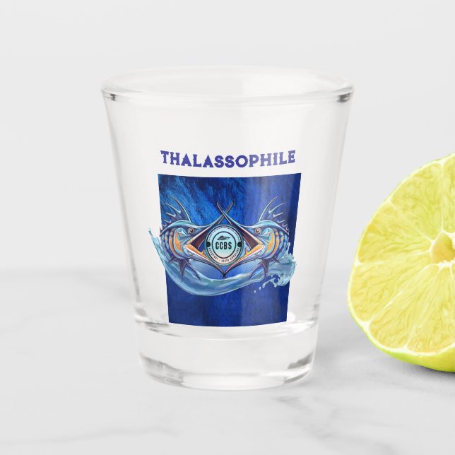 Vaso De Chupito Twin Marlin Shot Glass (Anverso)