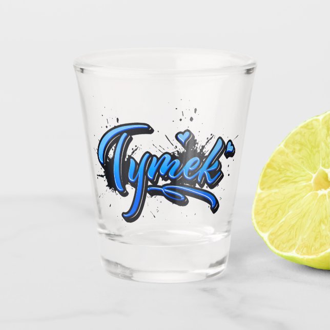 Vaso De Chupito Tymek Heart Splash Graffiti Schnapsglas (Anverso)