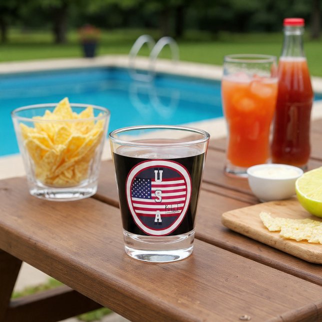 Vaso De Chupito U.S.A. Kinka T Creations (Subido por el creador)