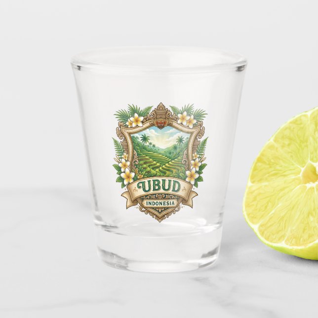 Vaso De Chupito Ubud Indonesia (Anverso)