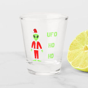 Vaso De Chupito UFO Ho Padre Personalizado alienígena de Navidad