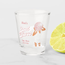 Vaso De Chupito Última Soltera de Disco Personalizada