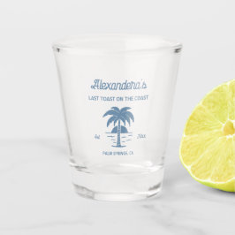 Vaso De Chupito Último brindis en la costa de soltera