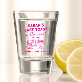 Vaso De Chupito Último brindis en la fiesta de despedida de solter
