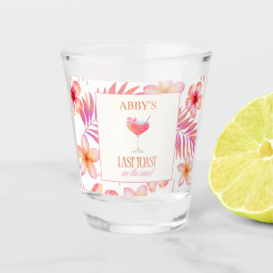 Vaso De Chupito Último brindis tropical de soltera en la costa