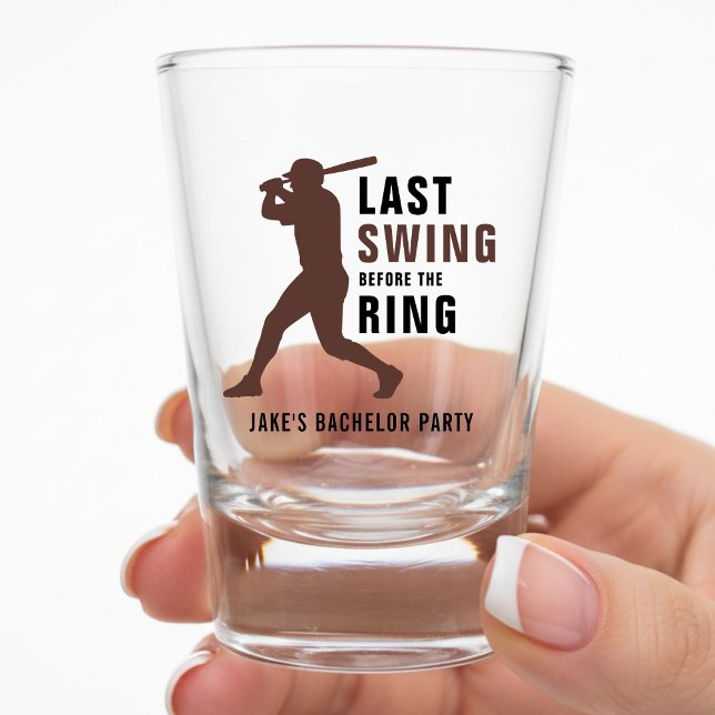 Vaso De Chupito Último swing antes de la fiesta de soltero de béis (Subido por el creador)