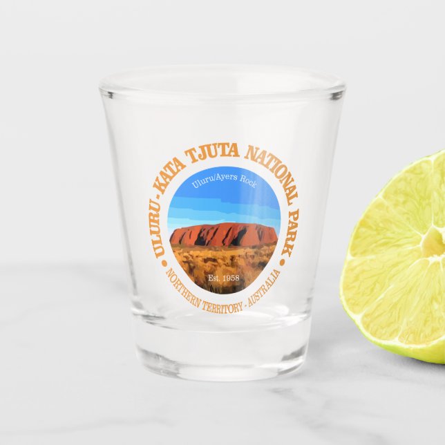 Vaso De Chupito Uluru - Kata Tjuta (Anverso)