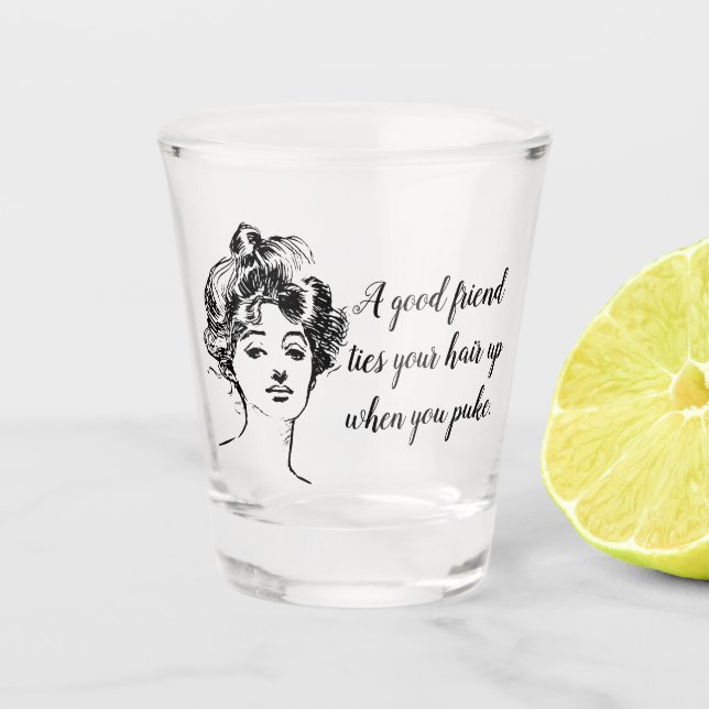 Vaso De Chupito Un buen amigo (Anverso)