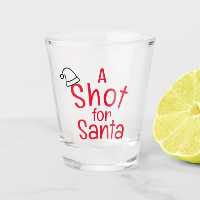 Vaso De Chupito Un disparo a Santa Claus, Navidades (Anverso)