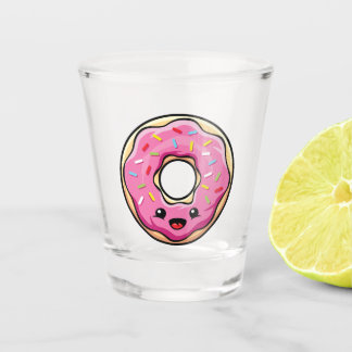 Vaso De Chupito Un donut rosado kawaii