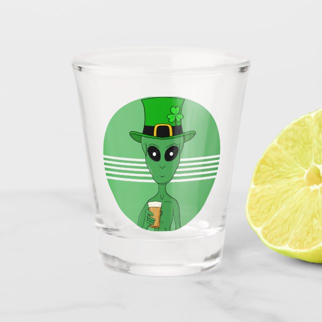 Vaso De Chupito Un extranjero de St. Patrick (Anverso)